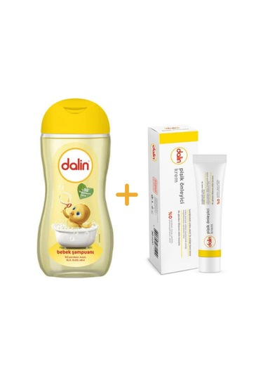 Dalin Bebek Şampuanı 225 Ml + Pişik Kremi 30 Ml Çok Renkli