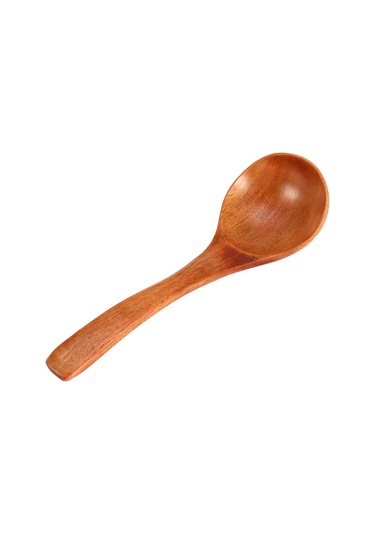 Yuntech01 Doğal Ahşap Ocaak Kaşığı - Uzun Saplı, Isı Dayanıklı, Sağlıklı Ve Dayanıklı Kahverengi