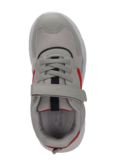 Slazenger PESO I Çocuk Cırt Cırtlı Gri Sneaker