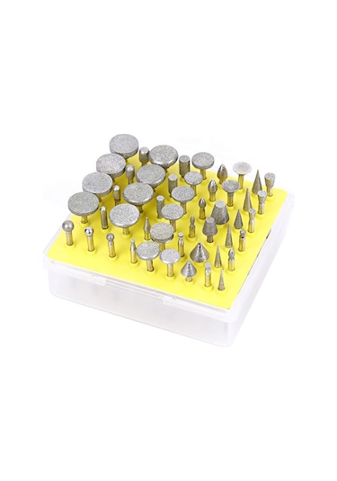 Youtek 50'li Elmas Matkap Ucu Seti - Taş, Mermer, Porselen İçin Profesyonel Taşlama Ve Oyma Aletleri