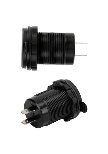 Otomatik Usb Güç Soketi Yüksek Akımlı Çift Pano Tip Usb 3.0 + Type-c Soket 12-24v Araç Şarj Cihazı