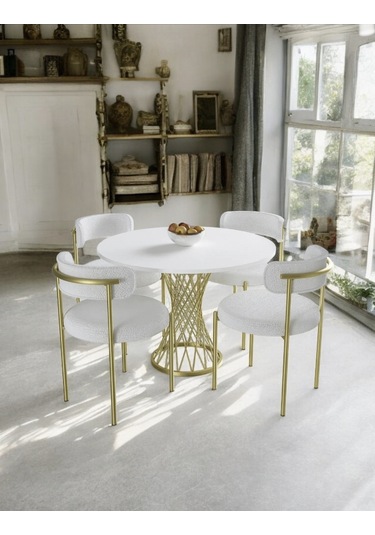 Larisa Gold Mutfak Masası