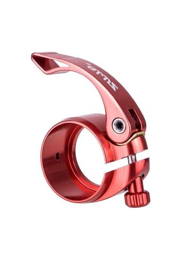 Novahub Store Bisiklet Seatpost Kelepçesi 40.8mm Hızlı Bırakma Koltuk Kelepçesi Kırmızı Altın Altın