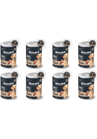 8'li Yetişkin Köpek Maması - Somonlu 400 Gram