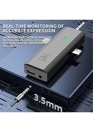 Xindoker Kablosuz Mini Mikrofon Seti - Type-c Uyumlu, 15m Menzil, Gürültü Azaltma, Youtube/canlı Yayın İçin