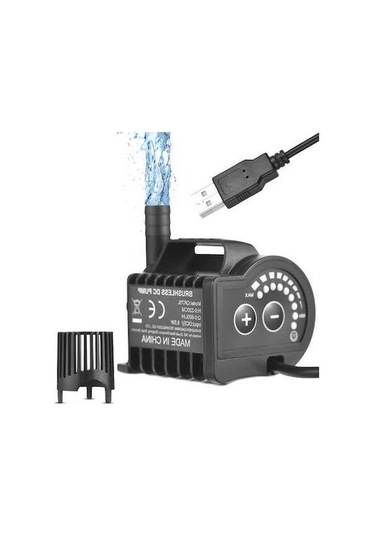 Diğer 5v Dalgıç Pompa - 600l/saat, 7.2ft Yükseklik, Usb Şarjlı, Akvaryum & Bahçe Çeşmesi