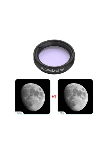 Yaozixa 1.25 İnç Güneş Ve Ay Işık Filtresi, Optik Cam Malzeme, Tüm Markalar Ve Modeller İçin Uyumlu Astronomi Teleskop Filtresi