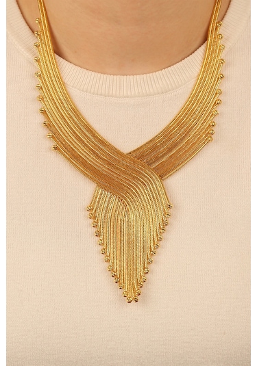 Çgkmücevherat Kalze Dorikalı Altın Kolye Klzdrklkly12 Gold