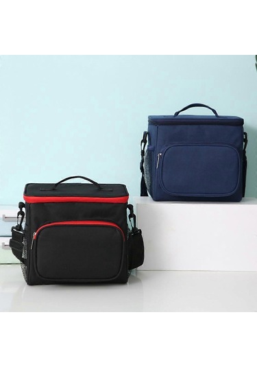 Yalıtımlı Öğle Yemeği Çantası - Öğle Yemeği Kutusu İçin Soğutucu Çanta, Ofis, Okul Ve Piknik İçin Mükemmel Çok Renkli