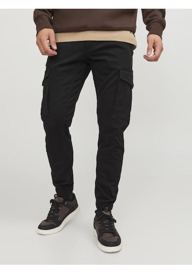 Jack & Jones Erkek Pantolon Paul Flake Akm 542 Black Noos-27903 Siyah