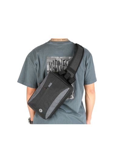 Jeemson Bisiklet Ve Göğüs Çantası - 2'de 1 Pratik Taşıma Çözümü Siyah