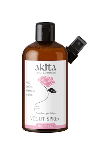 Akita Doğal Vücut Spreyi Gül 100 ML