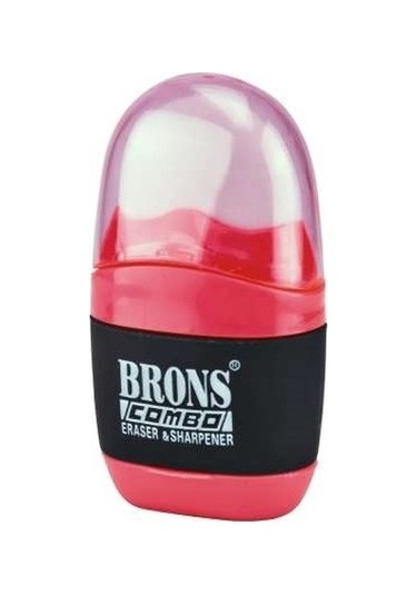Brons Silgili Kalemtraş Combo 2 Tüm Renkler Br-279 Pembe