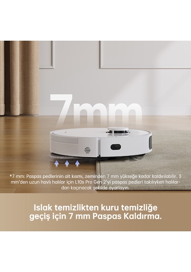Dreame L10S Pro Gen 2 Robot Süpürge Beyaz
