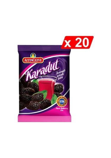 Altıncezve Karadut Aromalı İçecek Tozu 20 x 250 G