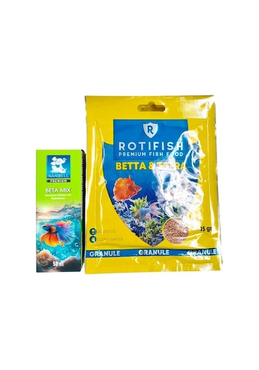 Betta&tetra Balıkları İçin Yem 15 Gr+beta Mix Multivitamin