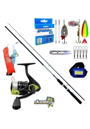 Okuma Fın Chaser 4000 210cm 10-30gr Daiwa Sweepfire Turna Spin Olta Takımı Seti 210Cm