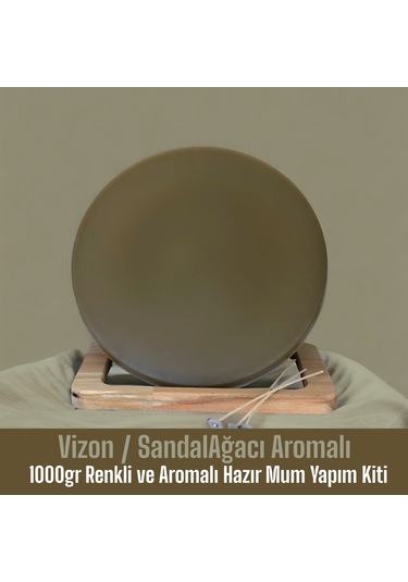 Tabsecret Candle 1kg Renkli-aromalı Mum Yapım Kiti Vizon-s.ağacı
