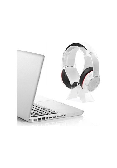 Mufunye Siyah Akrilik Kulaklık Tutucu - U Şekilli, Dayanıklı, Kablolu/kablosuz Kulaklıklar İçin Sergi Ve Saklama Sandalyesi