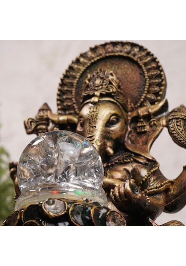 Zen Ganesha Temalı Eskitme Şu Şelalesi
