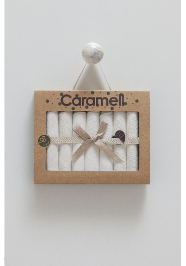 Caramell %100 Pamuk Tiny Lace Mendil Crml.mnd1894 Ekru