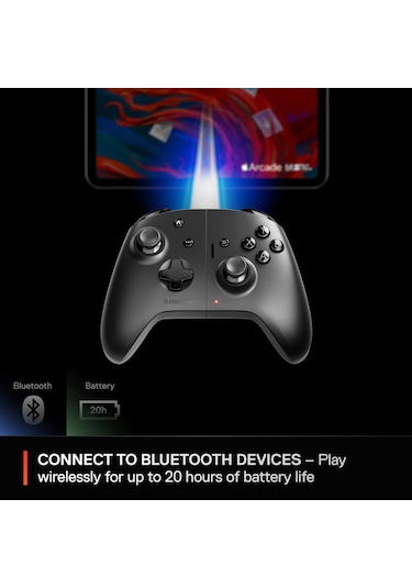Steelseries Nimbus Cloud Pc, Android Ve Apple Uyumlu Kablosuz Oyun Kumandası