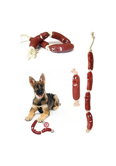 Sosis Görünümlü Köpek Oyuncağı