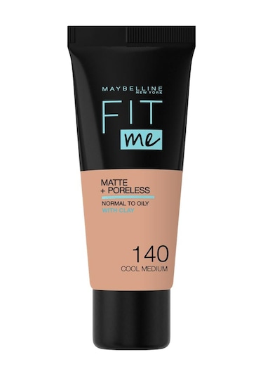 Maybelline New York Fit Me Matte + Poreless Fondöten 140 Cool Medium 30 ML