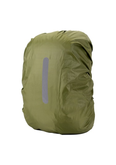 Ruicoo Outdoor Aktivite Çanta Yağmurluk - Parlak Yansıtan Dikey Çizgili, Su Geçirmez Kılıf, M Boy 30-40l , Mavi Renk Çok Renkli