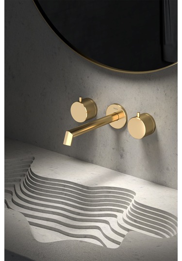 Teska Grande Lavabo Bataryası-altın Altın