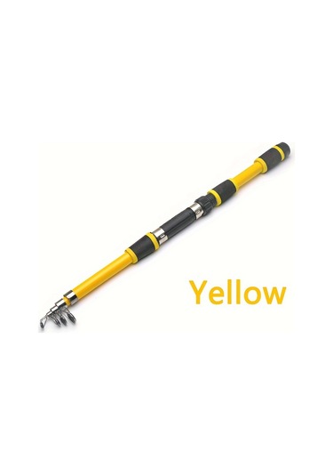 1 Adet Hafif Teleskopik Olta Sarı 2.1m