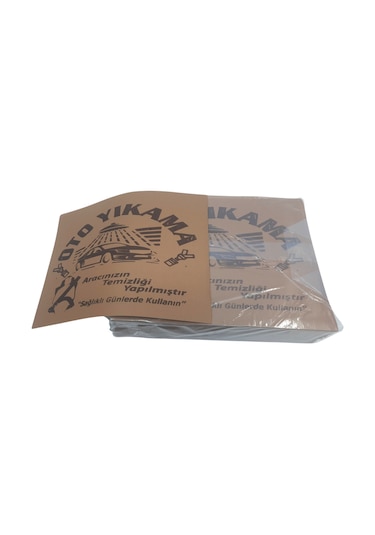 Kraft Araba Oto Paspas Kağıdı 135 Gram Baskılı 500 Adet
