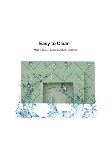 Mufunye Kozmetik Saklama Kutusu, Silikon, Yeşil