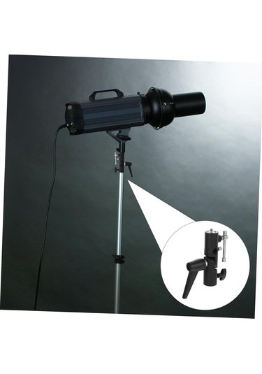 Flaş Braket Şemsiye Baskı H-şekilli Stand Tutucu Adaptörü 1/4 ''