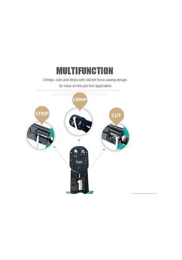 Proskit Cp-376n Profesyonel Ez-rj45 Konnektör Sıkma Pensesi