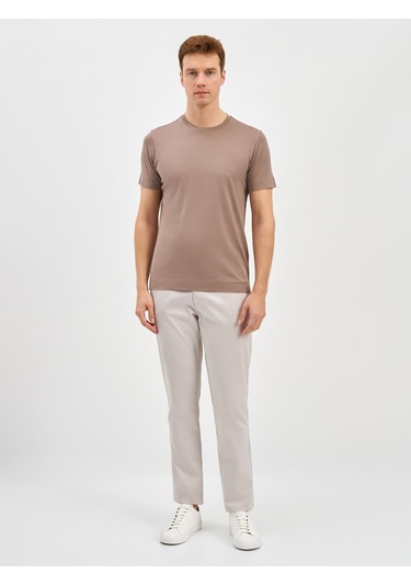 Karaca Erkek Modern Fıt Tişört-vizon 11.25s.06.607 Vizon