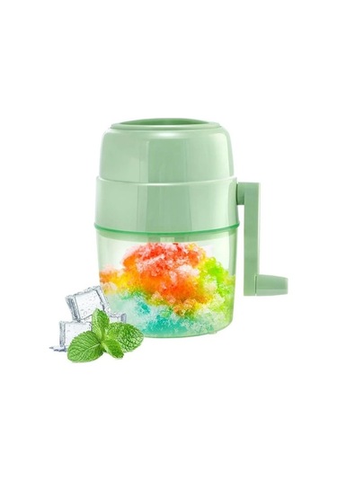 Ulzyvf Kar Koni Makinesi Traş Buz Makinesi Manuel Buz Tıraş, Yeşil Yeşil