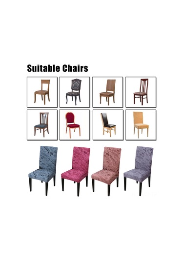 Shineyee Esnek Ve Su Geçirmez Sandalye Kılıfı - 2'li Set Karpuz Kırmızısı