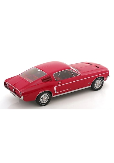 1:18 Kk Scale 1968 Ford Mustang Gt Fastback Kırmızı Model Araba