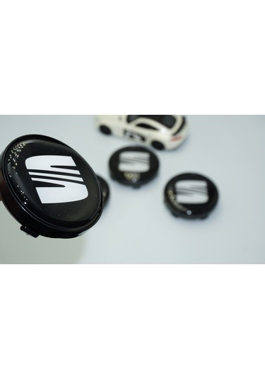 Dk Tuning Seat Siyah Jant Göbeği Kapak Seti 60mm