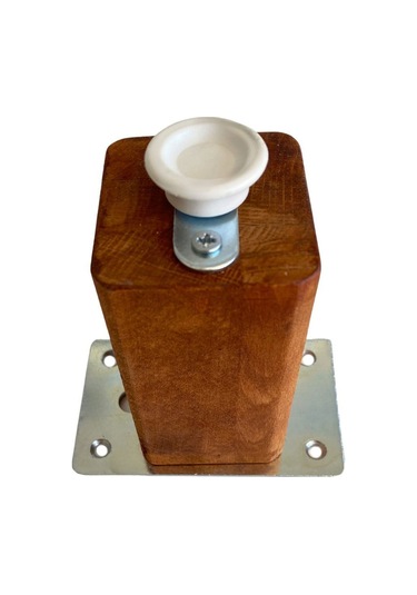 Kale 15cm Ayarlı Ahşap Ayak Mobilya Masa Ve Dolap Ayağı 15cm Ceviz Kayın/gürgen Ağacı