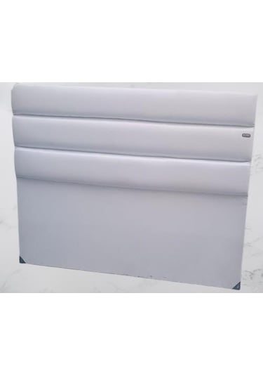 Dk El Yapımı Suni Deri Kumaş Çift Kişilik Başlık Beyaz 150 CM