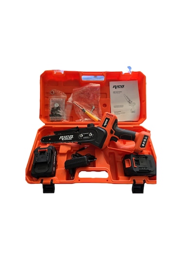 Rico 028-RE0002 21 V 4 A Çift Akü Şarjlı Zincirli Testere