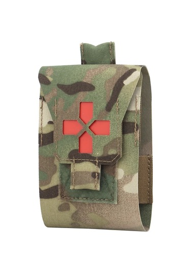 Taktik Mini Ifak Kılıfı Edc Travma İlk Yardım Kiti Açık Survival Cep Tıbbi Dişli Saklama Çantası Kamp Yürüyüş Ekipmanları Green