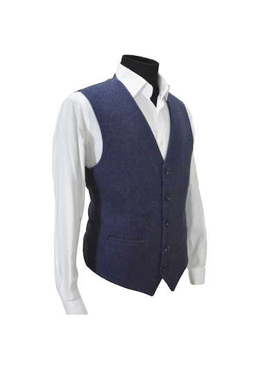 Mentor Regalo Erkek Yelek V Yaka Lacivert Kaşe 50453