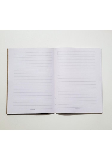 Wings Journal 4'lü Defter Seti - A5, Çizgili, Kraft Kapak, 96 Sf Krem