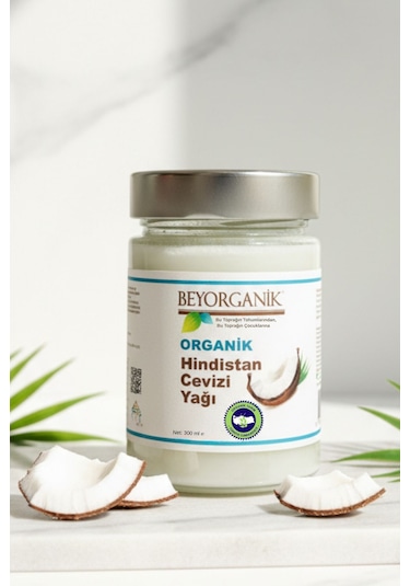Organik Hindistan Cevizi Yağı 300 Ml
