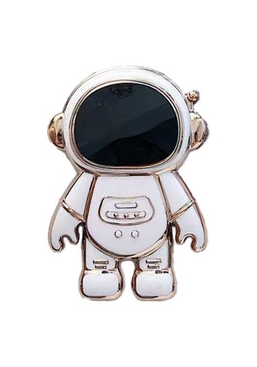 Kilifone - Telefon Standı Space Astronot Figürlü Cep Telefon Standı - Beyaz - T27215 Beyaz