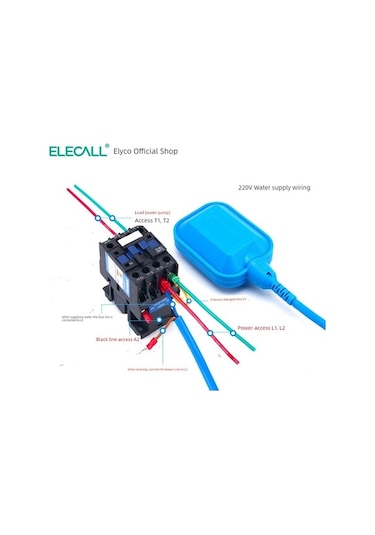 Trendooze Yüksek Sıcaklık Şamandıra Anahtarı - 3m Silika Jel Kablo, Isıya Dayanıklı