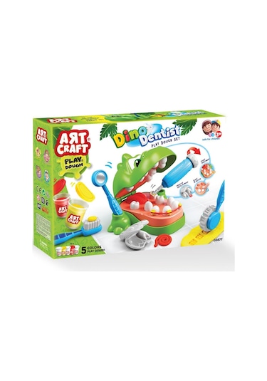 03677 Dino Dişçi Hamur Set Çok  Renkli